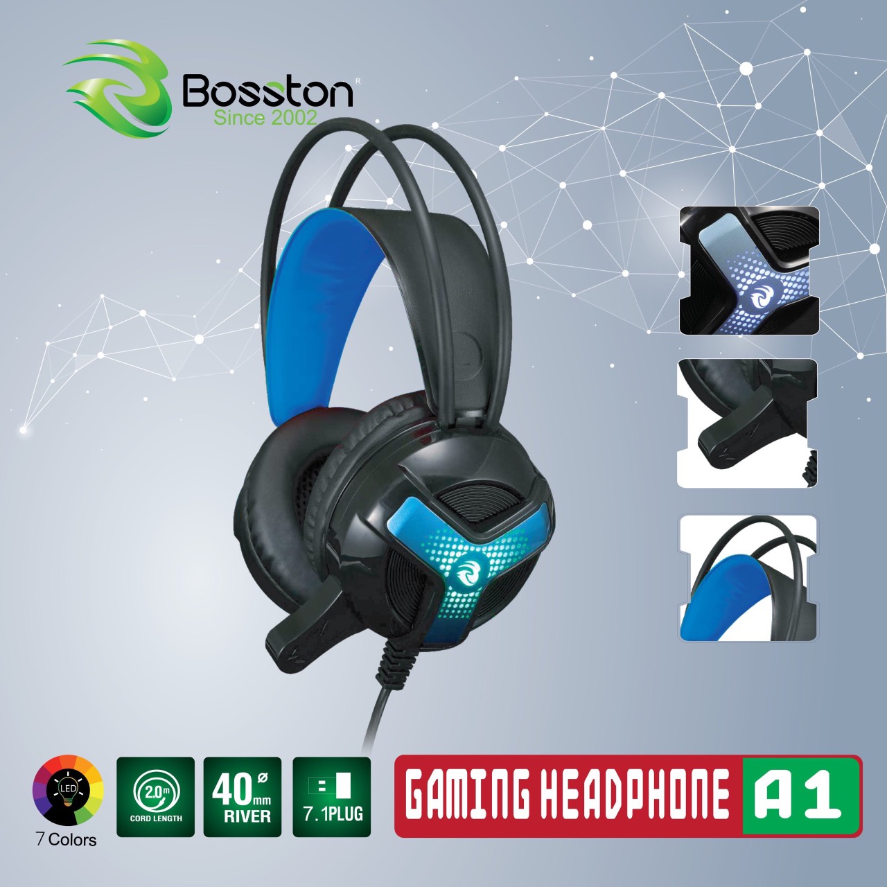 Headphone Bosston gaming A1