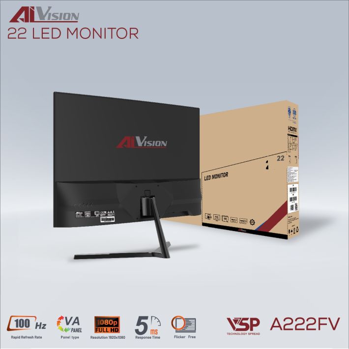 Màn hình văn phòng 22" AiVision A222FV