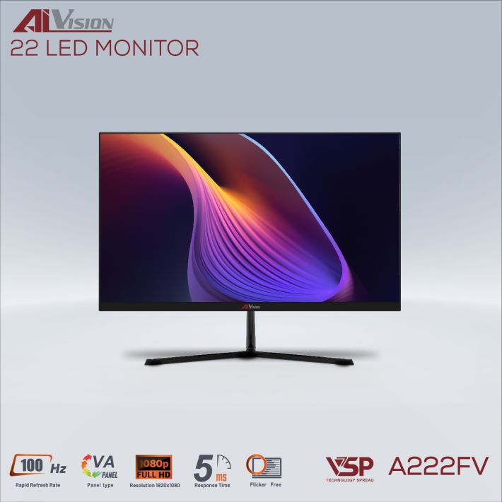 Màn hình văn phòng 22" AiVision A222FV